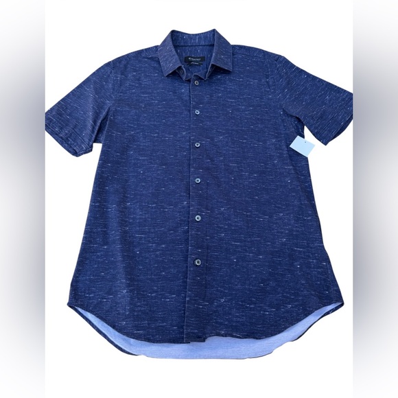 Bugatchi Other - Bugatchi Dark Blue Casual Button Down Shirt